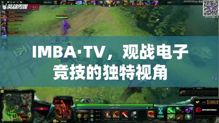 IMBA·TV，观战电子竞技的独特视角